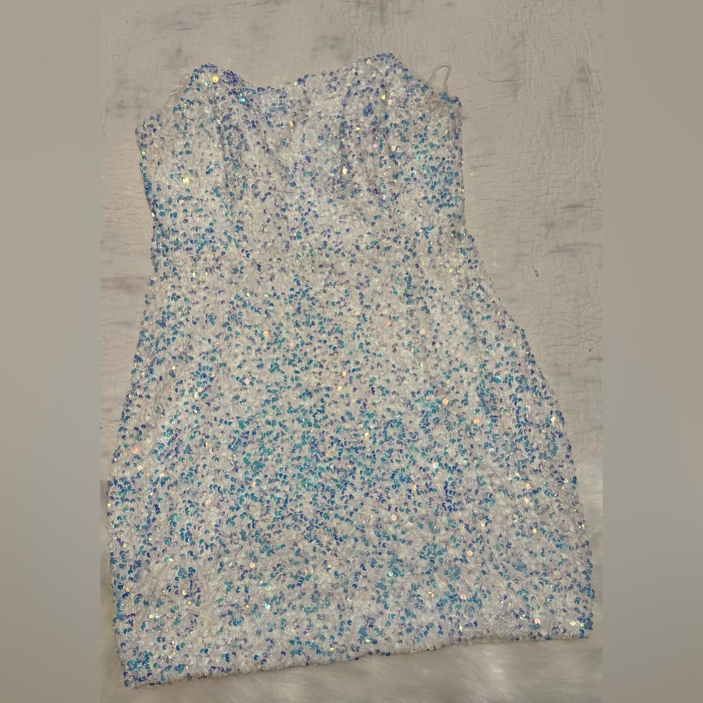 Sequin embellished dress size L.